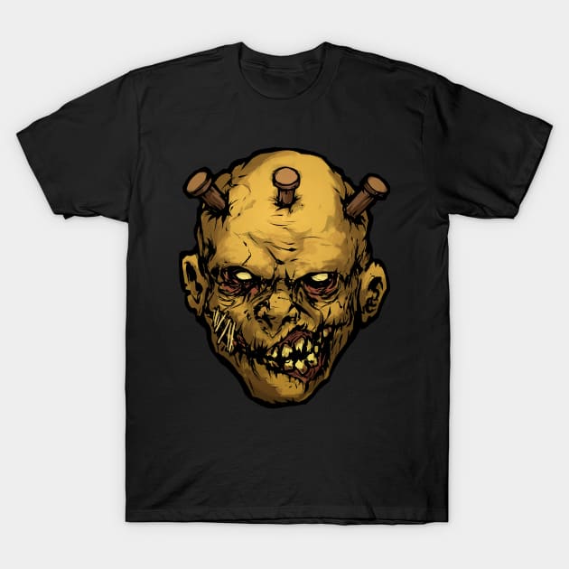 zombie face T-Shirt by GAlexV